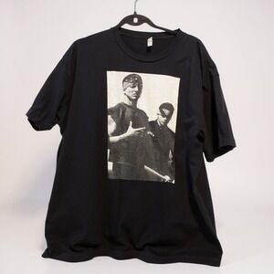 Blood In Blood Out Black Graphic T Shirt Double Sided Print Men's 2XL